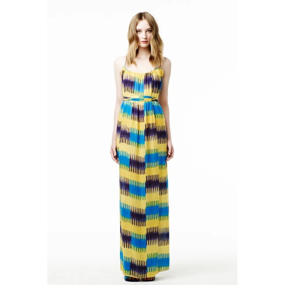 Thakoon‎ Addition Ikat Maxi Dress Resort 2012 Bold Bohemian Luxe 6/8 Vacation
